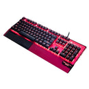 K1000 Mechanische Tastatur, kabelgebunden, 104 Tasten, rote Schalter, Chroma RGB, Handballenauflage