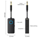 Bluetooth 5.4 Receiver Transmitter 2 in 1 3.5mm Wireless Audio Adapter