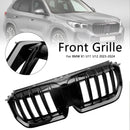 2023-2024 BMW X1 U11 U12 Glänzend Schwarz Frontstoßstangen-Nierengrill