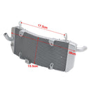 Enfriador de radiador de aluminio para Yamaha Tmax530 17-19 T-max 560 20-23 plateado