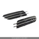 2012-2014 Audi A6 C7 1 par pára-choque dianteiro luz de nevoeiro moldura da tampa da grade