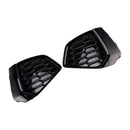 Schwarze Front Honeycomb Nebelscheinwerfer Kühlergrill Abdeckung Fit Audi A3 S-line 2021-2023