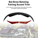 Bat Brow Batwing Verkleidungszierleiste für Electra Street Glides Trikes 96-13