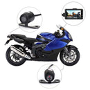 Motorcycle DVR video recorder + 1080P Full HD front camera and rear view camera