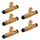 Pacote de 5 injetores de combustível para Volvo S40 V50 C30 B5244S4 2.4L I5 2004-2010 8627815