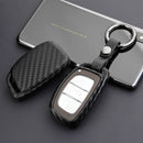 Capa de couro e silicone para chave de carro com fivela para Hyundai