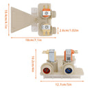 WH13X26535 Magnetventil für Wassereinlass von GE-Waschmaschinen