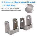3""Universal shock absorber mount with 1/2""-Screw hole for 1,75""–3""Performance chassis