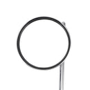 Par de espejos redondos cromados universales con abrazadera para motocicleta de 4" para manillares de 7/8"
