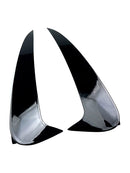 Tampa da saída de ar traseira em preto brilhante para Mercedes-Benz Classe C W205 C43 C63 2014–2019