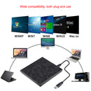 Type-C Usb 3.0 External Dvd Cd Rw Drive Brenner Großes Bohrgesicht Schwarz Pc