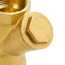 1" Inch example DN15 standard brass pipe ball valve inline Y strainer filter