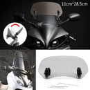 Universal Justerbar Clip On Windshield Extension Spoiler Wind Deflector Smoke