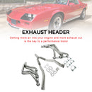 Cabeçalho de escapamento para Chevy Camaro Fit Firebird 5.0L 5.7L 1982-1992 V8 tubo longo