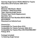 Sensor de ângulo de direção 89245-0K020 para Toyota Hilux Revo 2016 Fortuner 2004-2013