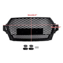 2016–2019 Audi Q7 SQ7 Frontstoßstange Kühlergrill in Hochglanzschwarz, Teilenummer 4M0853651F