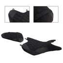 2025- Para Yamaha YZF-R3 2025- MT-03 Cojín trasero para asiento de conductor y pasajero, negro