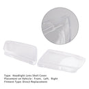 2011-2013 Jeep Grand Cherokee 2pcs tampa da caixa da lente do farol transparente
