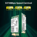 AX210-modul Bluetooth 5374Mbps High Speed ​​​​Gigabit nätverkskort stöder WIFI6