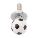 M6 Kunststoff Custom Head Fußball Nummernschild Rahmen Schrauben Bolzen Hardware X4