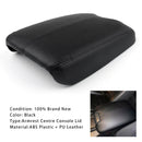 2008–2012 Honda Accord, schwarzer Leder-Armlehnendeckel für die Mittelkonsole