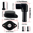 2011-2024 Ford F550 6.7 Powerstroke CCV-Umleitungskit + interner CCV-Schalldämpfer