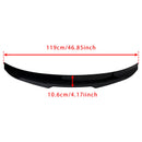 2007-2013 BMW M3 E92 Coupe Gloss Preto Spoiler Traseiro