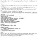 Overføringsboks Kabelskifteoppgradering Heavy Duty For Wrangler TJ 1997-2006