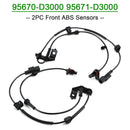 2ks přední ABS senzory pro Hyundai Tucson TL 2015-2021 95670-D3000 95671-D3000