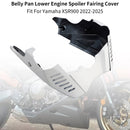 2022-2025 Yamaha XSR900 främre kåpa/nedre motorspoiler/kåpa
