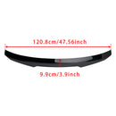 PMS style rear spoiler, glossy black, from 2020