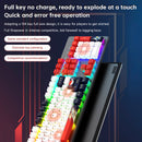 104-key wired mechanical gaming keyboard with linear switches, blue switches and RGB lighting