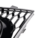 2010-2014 Audi A1 Front Bumper Honeycomb Fog Grille Cover Black