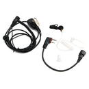 102B Transparente øretelefoner med luftslange og A24-kabel for ICOM A25CE, A25N og A24