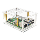 Adaptador Raspberry Pi 5 PCI-E, caixa adaptadora PCIe para M.2, cooler de caixa acrílica