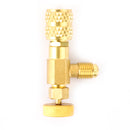 Adaptér a spojka ventilu chladiva klimatizace R410A 1/4" do 5/16" SAE