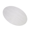 Oval blank aluminiumslegering nummerplade DIY Universal Passer til motorcykler