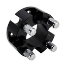 2"" Radabstandshalter-Set mit Kabeln und Radmuttern, schwarz, für Yamaha, Club Car, Ezgo Golfwagen