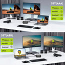 Typ-C zu HDMI+DP 1x2Laptop Splitter MST Zwei-Bildschirm-Display Ein Eingang Zwei Ausgänge