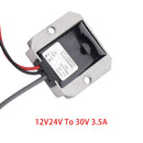 Kit convertidor elevador de 12 V/24 V a 30 V 3,5 A con cable CC