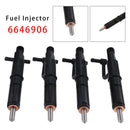 4 Stück Einspritzdüsen für Mustang, Bobcat 843, 853, 960, 2060, Isuzu 4JB1 6646906