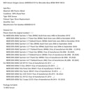 06.2016–03.2023 MERCEDES-BENZ GLC Coupé (C253) NOX-Sensor Sauerstoffsensor A0009052519