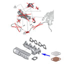 BMW X1 E84 16d 18d 18dx 20d 20dx N47N AGR-Kühler-Dichtungs-Reparatursatz
