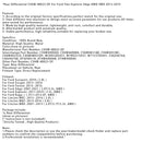 2015–2016 Lincoln MKC 2.0L Hinterachsdifferenzial CV6W-4B025-DF DT4W4000AB