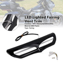LED-beleuchtete Verkleidungsentlüftungsblende für Electra Street Glide FLHTCU 2014-2022