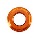 6er-Pack Aluminium-Flanschmuttern für hinteres Kettenrad M10x1,5 mm, orange, für Motorrad