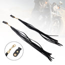 Håndtag kvast Bremsegreb Grip Decoration Sort til Dyna Road Glide Road King