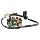 2004 SYM (Sanyang Motor) Joyride 125 E2 Statorspole Magneto 6-tråds 11-spole 31120-H9A-000 31120-H9A-001