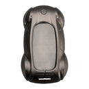 Funda de cuero gris para llave de coche, aleación de zinc, para Lexus ES260h/RX350h/LS500h