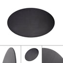 Oval blank aluminiumslegering nummerplade DIY Universal Passer til motorcykler